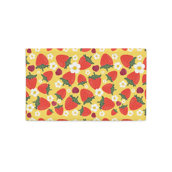 Strawberry Field and Blossom All-Over Pillow Case product image (2)