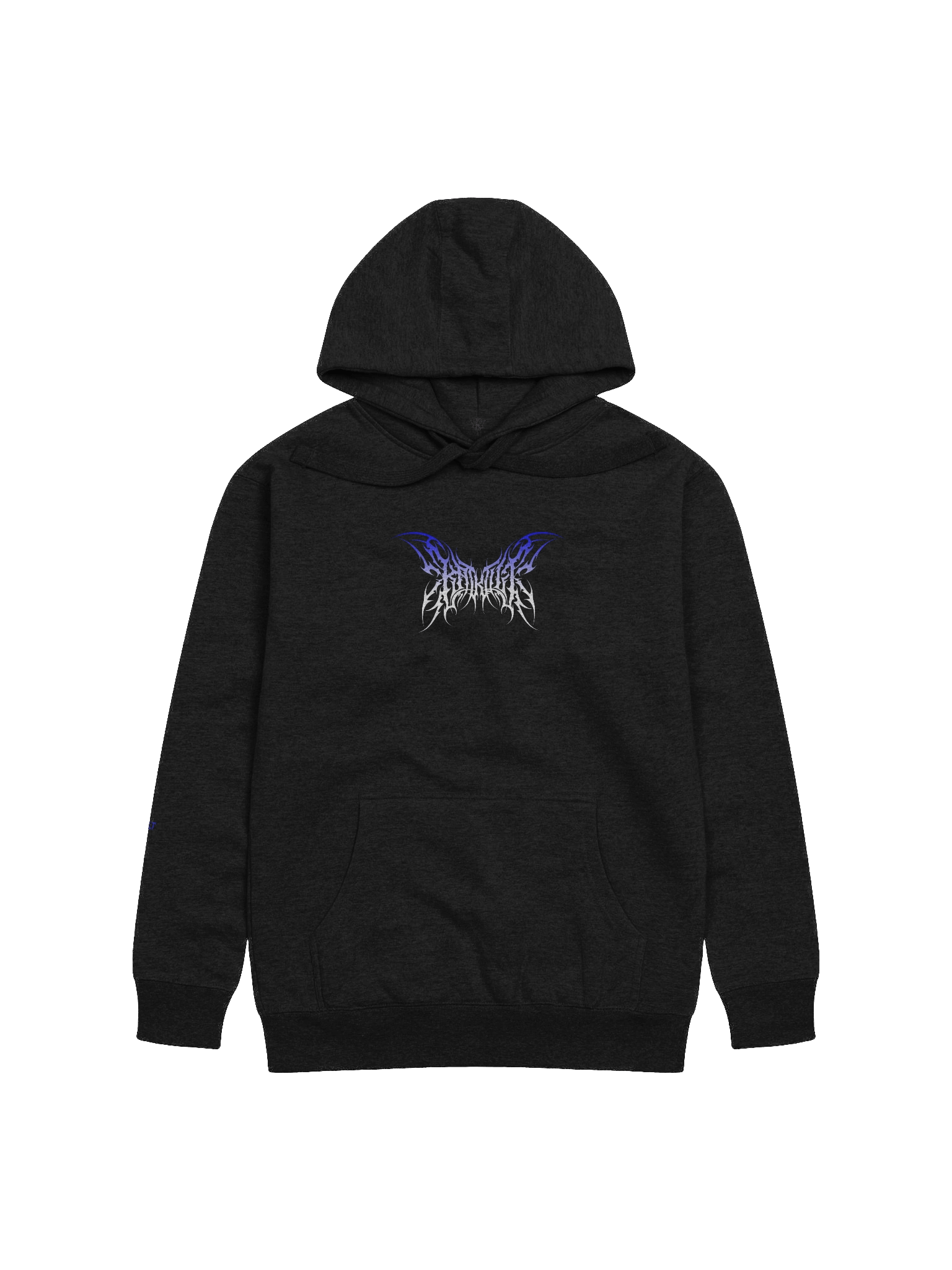 Kat Kult Hoodie (Blue & White logo) product image (9)
