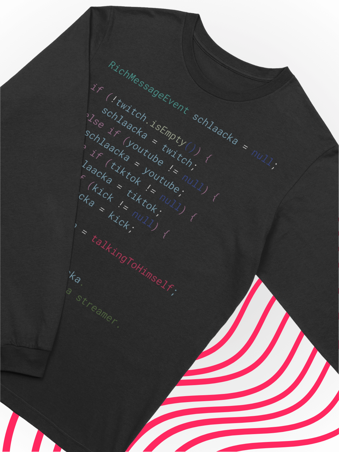 Custom-Coded — Sleeve-Print Long-Sleeve product image (1)
