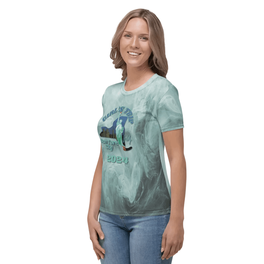 Girls Trip New York 2024 All Over Print T-shirt product image (4)