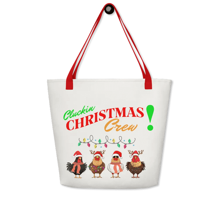 Chicken Christmas Crew Tote product image (2)