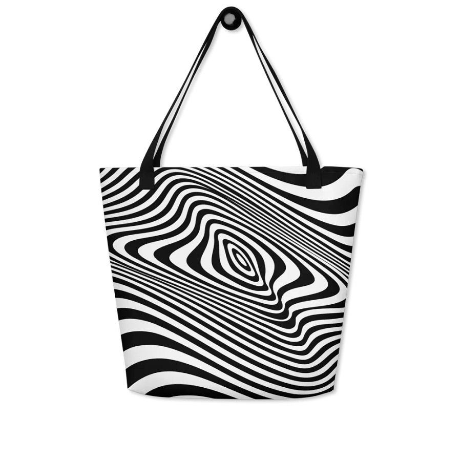 optic illusion Large Tote Bag for elegant ladies moms daughters friends product image (5)