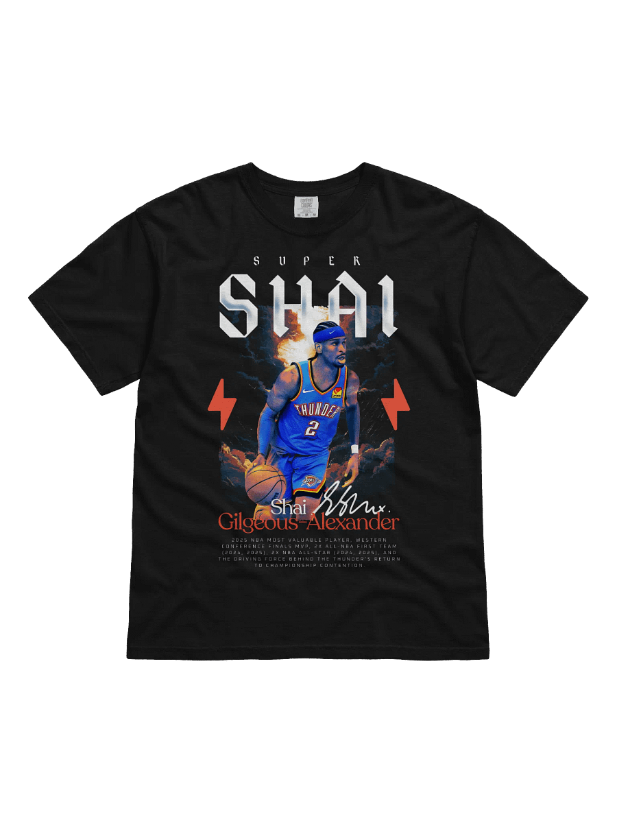 Shai Gilgeous-Alexander MVP 2025 Graphic Tee – SGA Western Finals MVP Shirt product image (1)