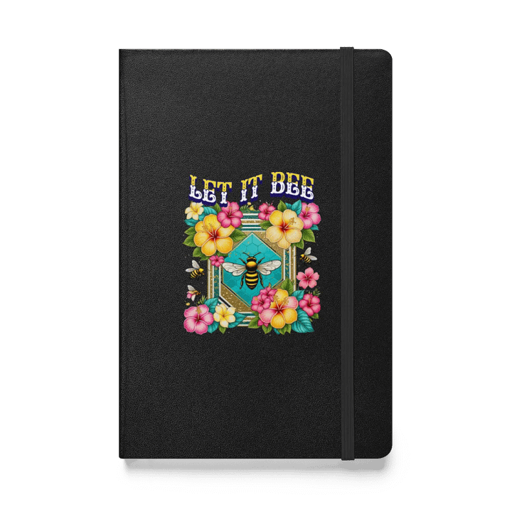 Let It Bee Flower Hardcover Bound Notebook product image (1)
