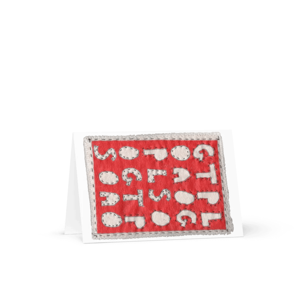 Go Postal Red 6 greeting card product image (3)