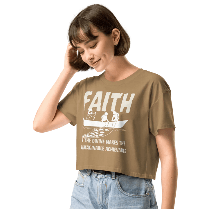 Faith in the Devine Women's Premium Crop Top product image (2)