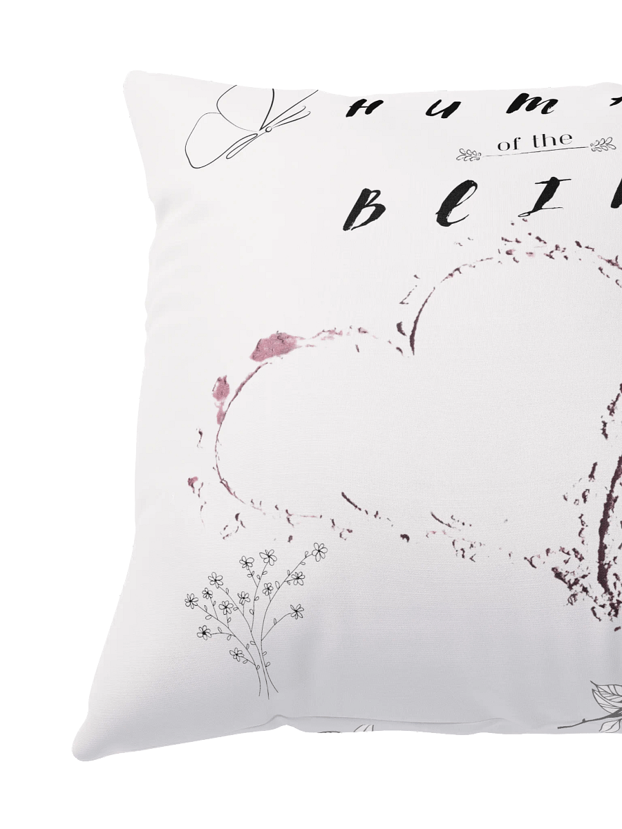 Cascading Love All-Over Print Pillow, "Human of the Being" product image (5)