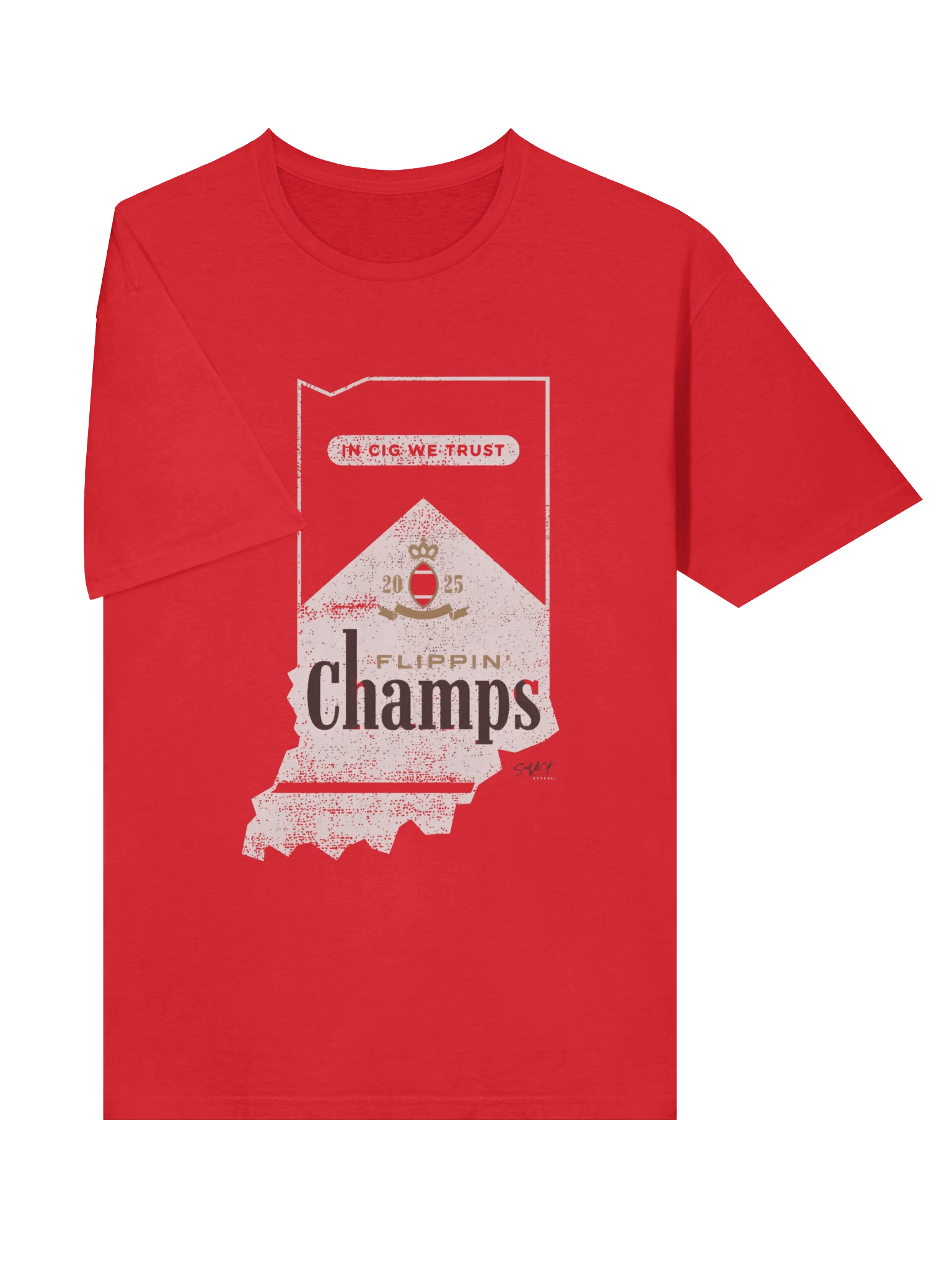 Flippin Champs Indiana College In Cig We Trust 2025 Shirt product image (3)