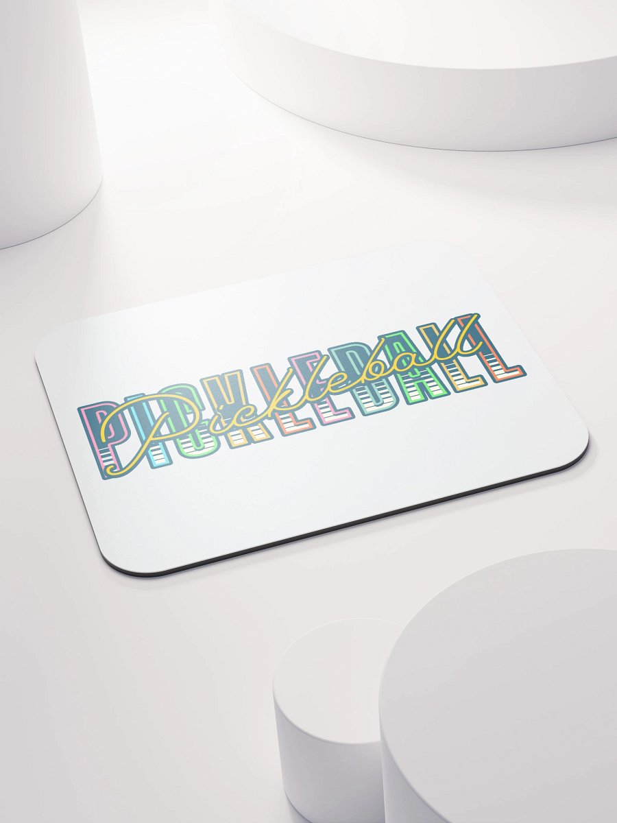 Pickleball Pickleball Vibrant Typography Mouse Pad product image (4)