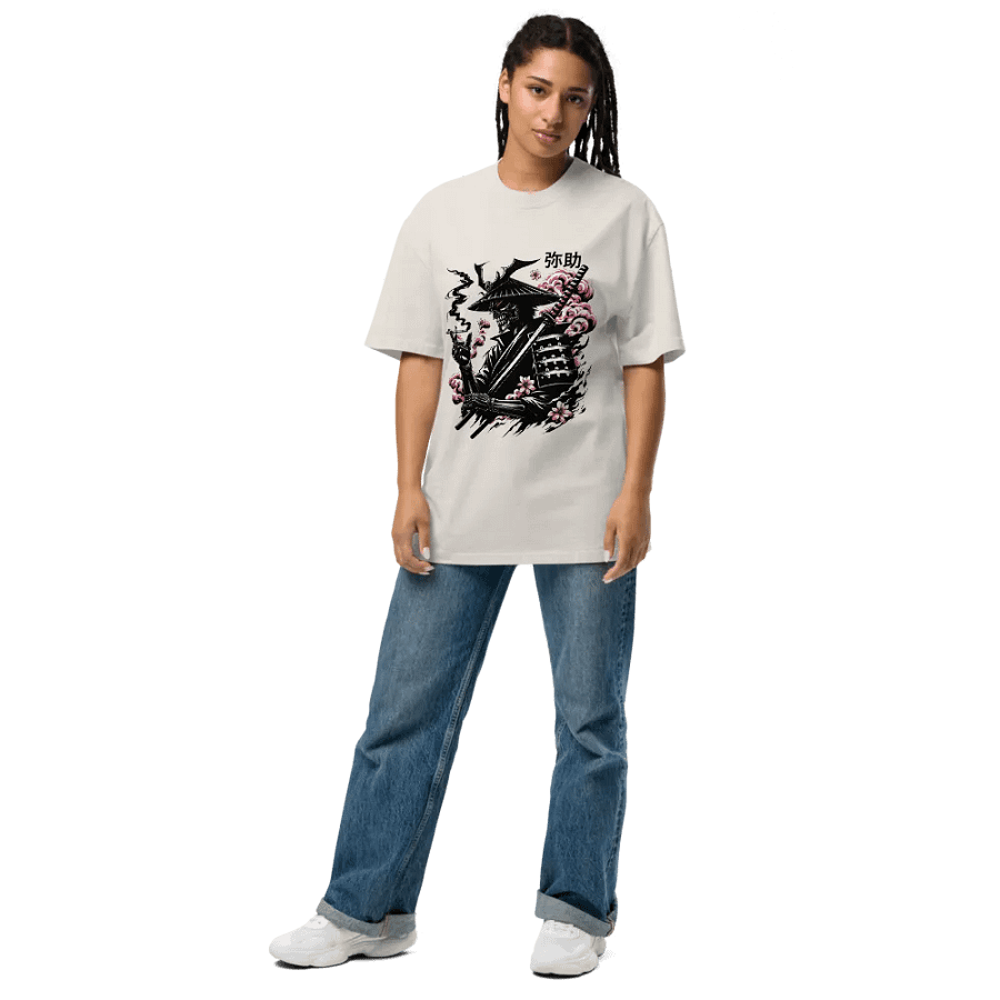 Samurai Shadows -AS Colour Premium Oversized Faded T-Shirt product image (7)