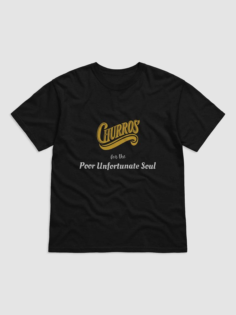 Churros for the Poor Unfortunate Soul Heavyweight Tee (Black)