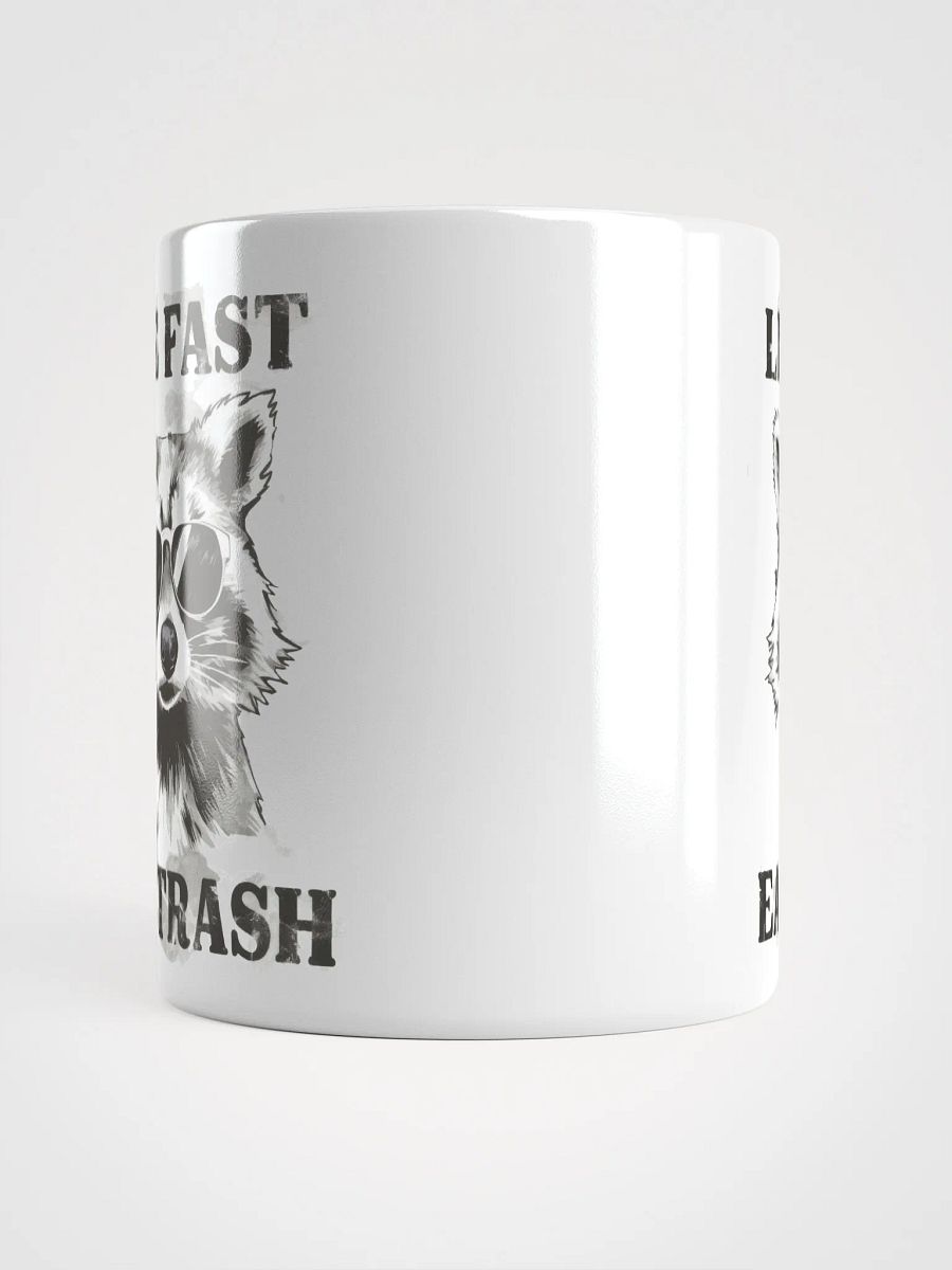 Raccoon Live Fast Eat Trash Mug product image (13)