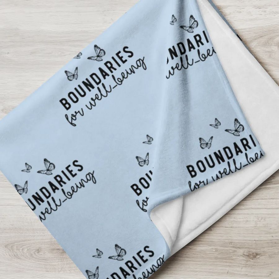 Boundaries For Well-Being Blanket product image (6)