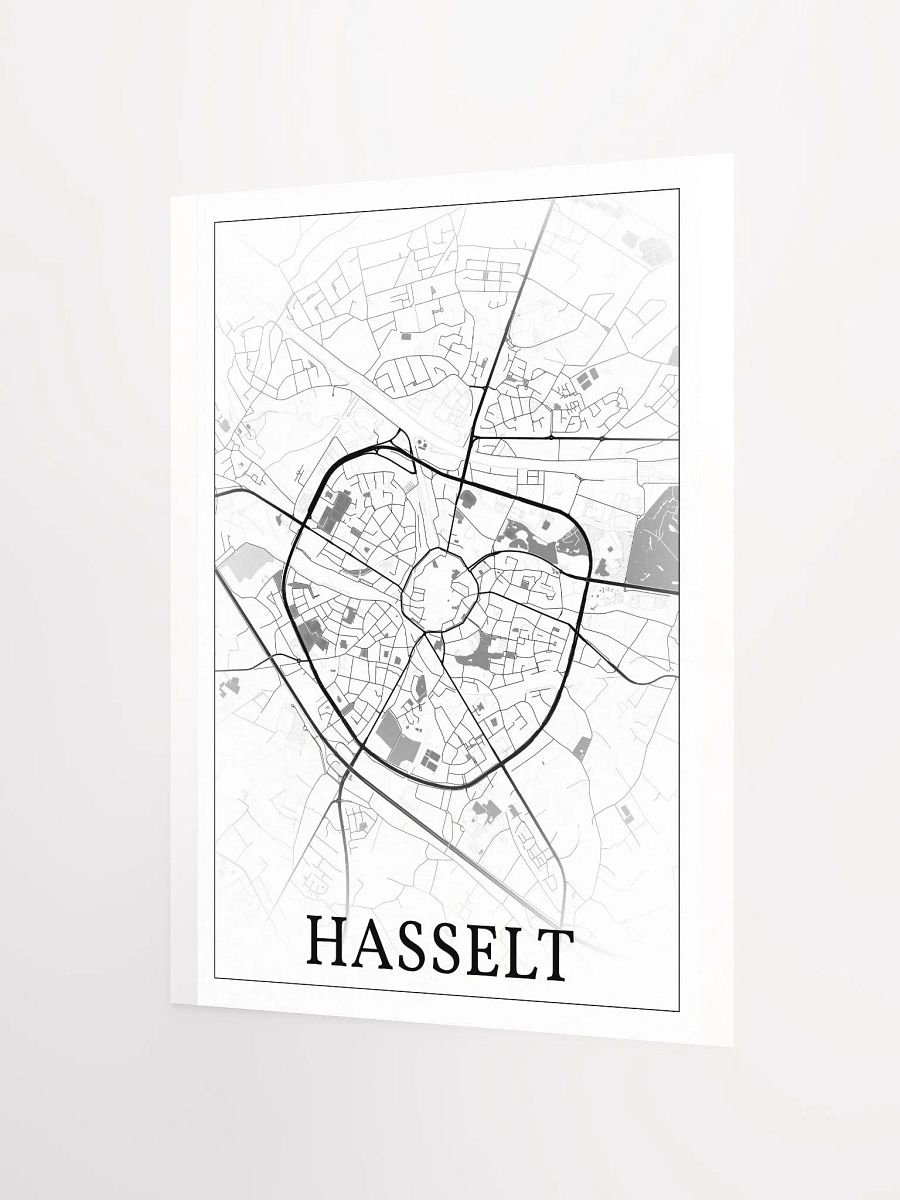 Hasselt, Belgium, city map print product image (6)