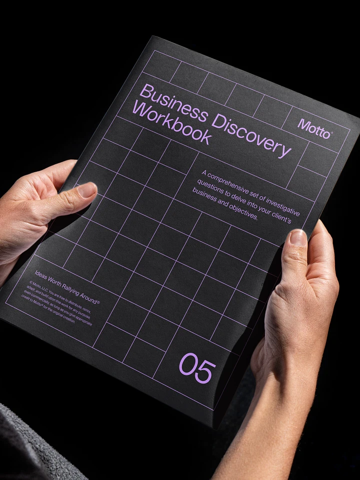 Motto® Business Discovery Workbook product image (1)