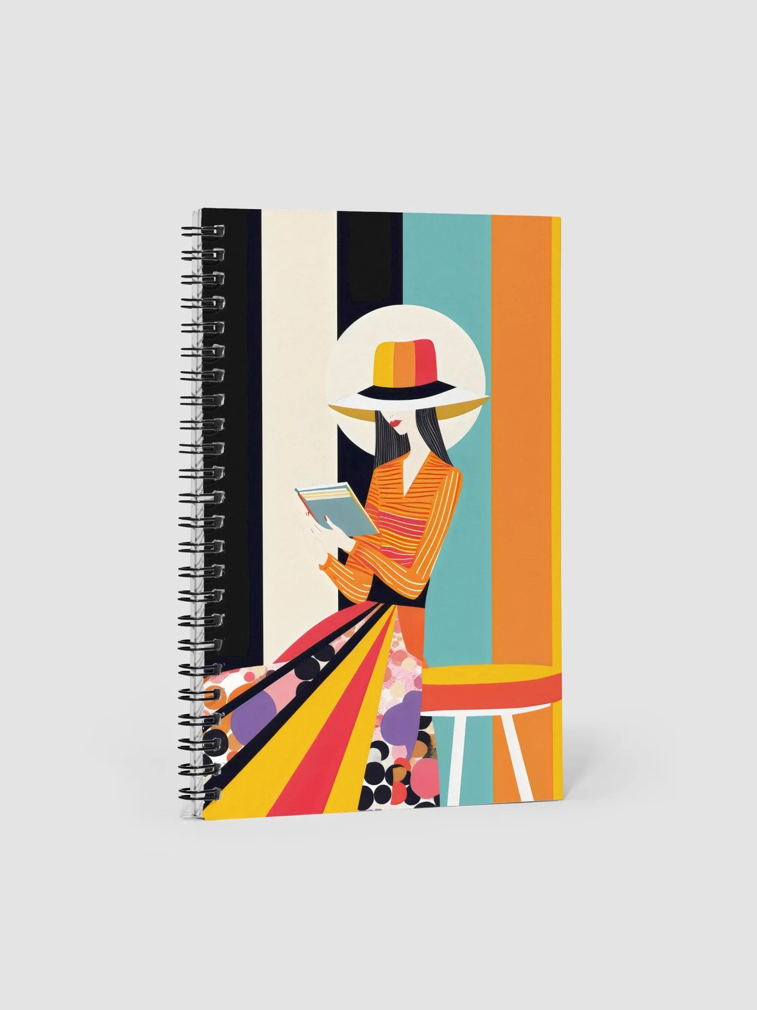 Fashionable Reader Spiral Notebook product image (1)