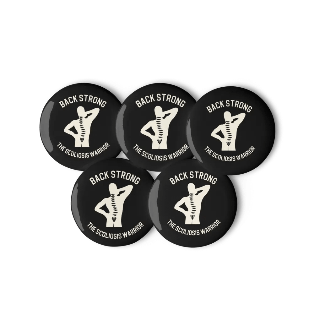 Sclerosis Warrior Pin Button Set: Black product image (11)