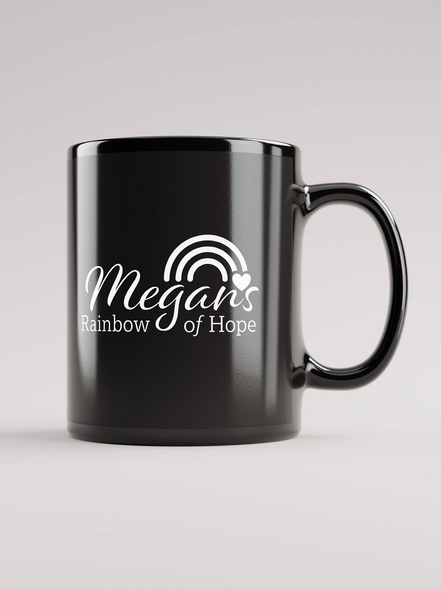 Megan's Rainbow of Hope Black Mug product image (2)
