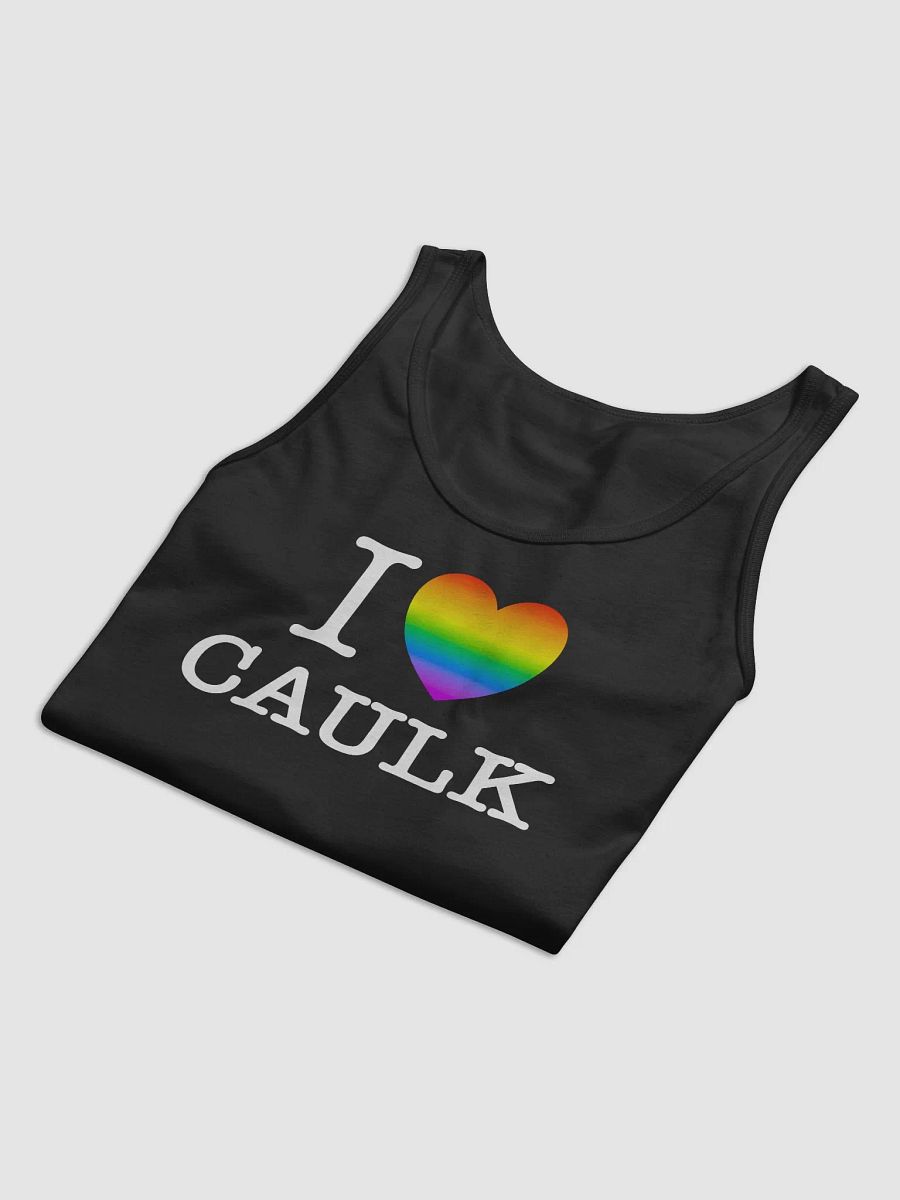 I LOVE CAULK Rainbow / Dark Tank Top product image (5)