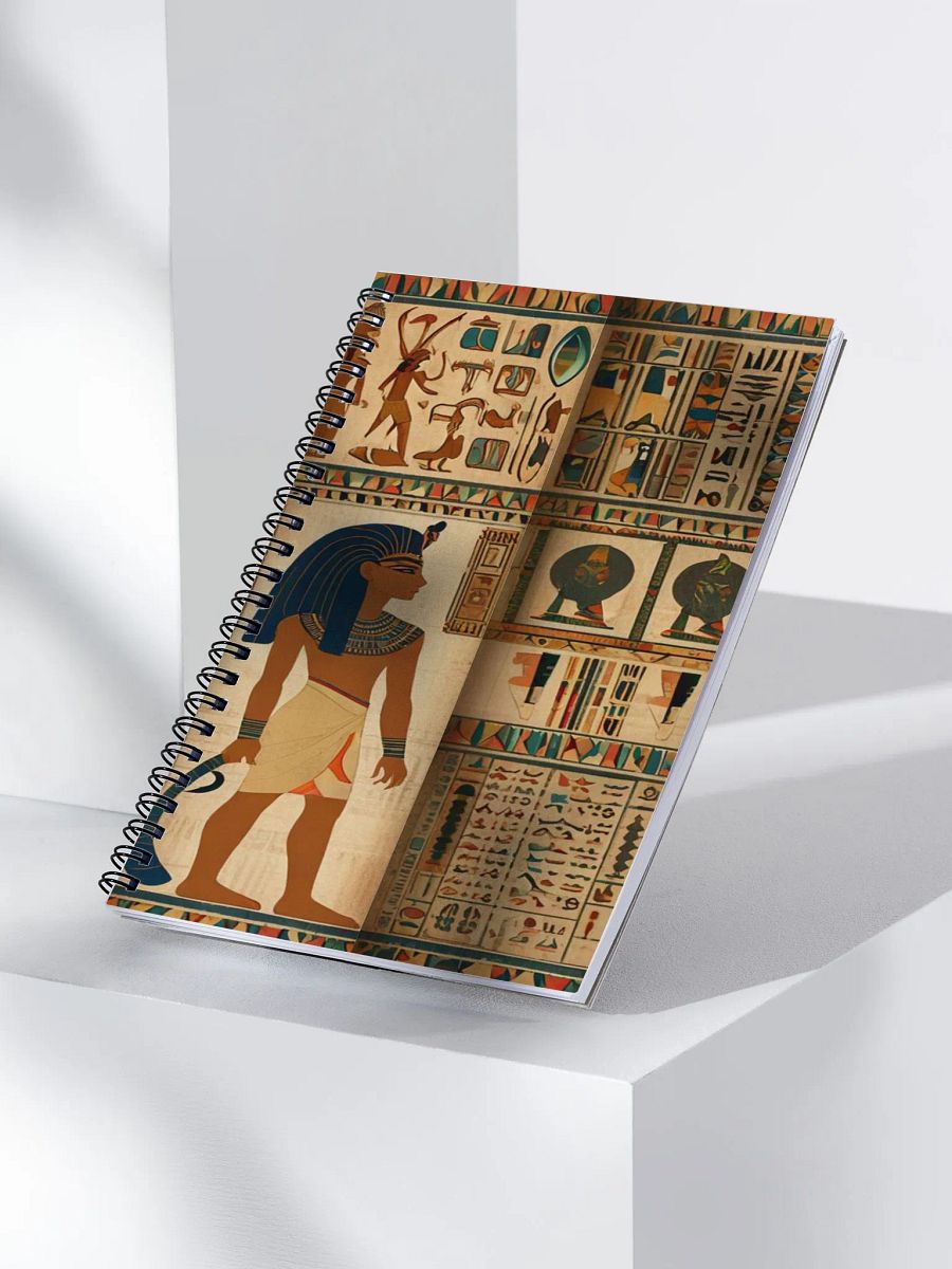 Ancient Egyptian Hieroglyphs Spiral Notebook product image (3)