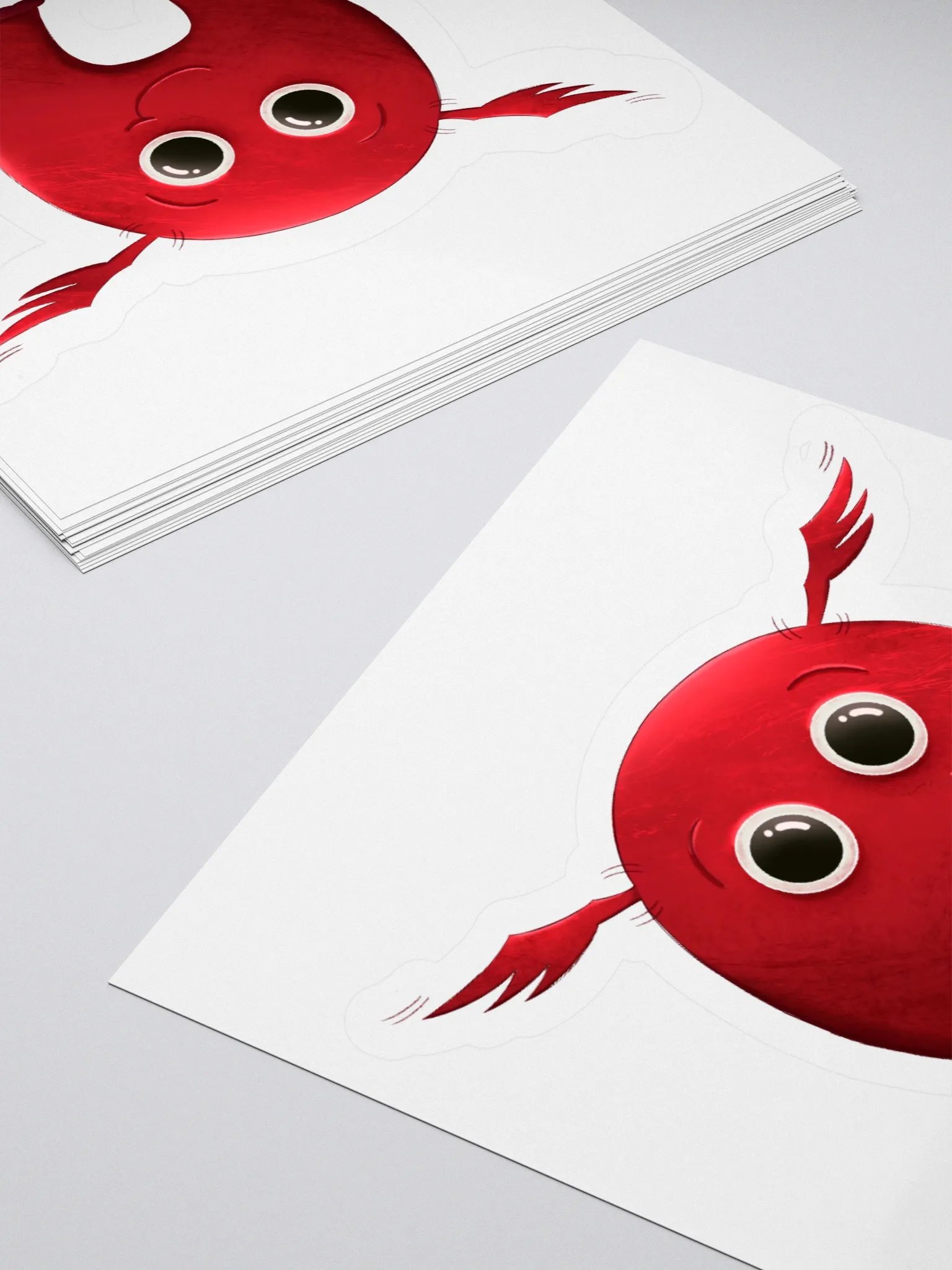 Little Monster Flappy Kiss Cut Stickers product image (11)