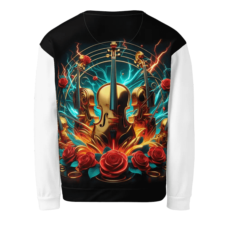 Golden Symphony All-Over Print - Unisex Sweatshirt #4 product image (2)