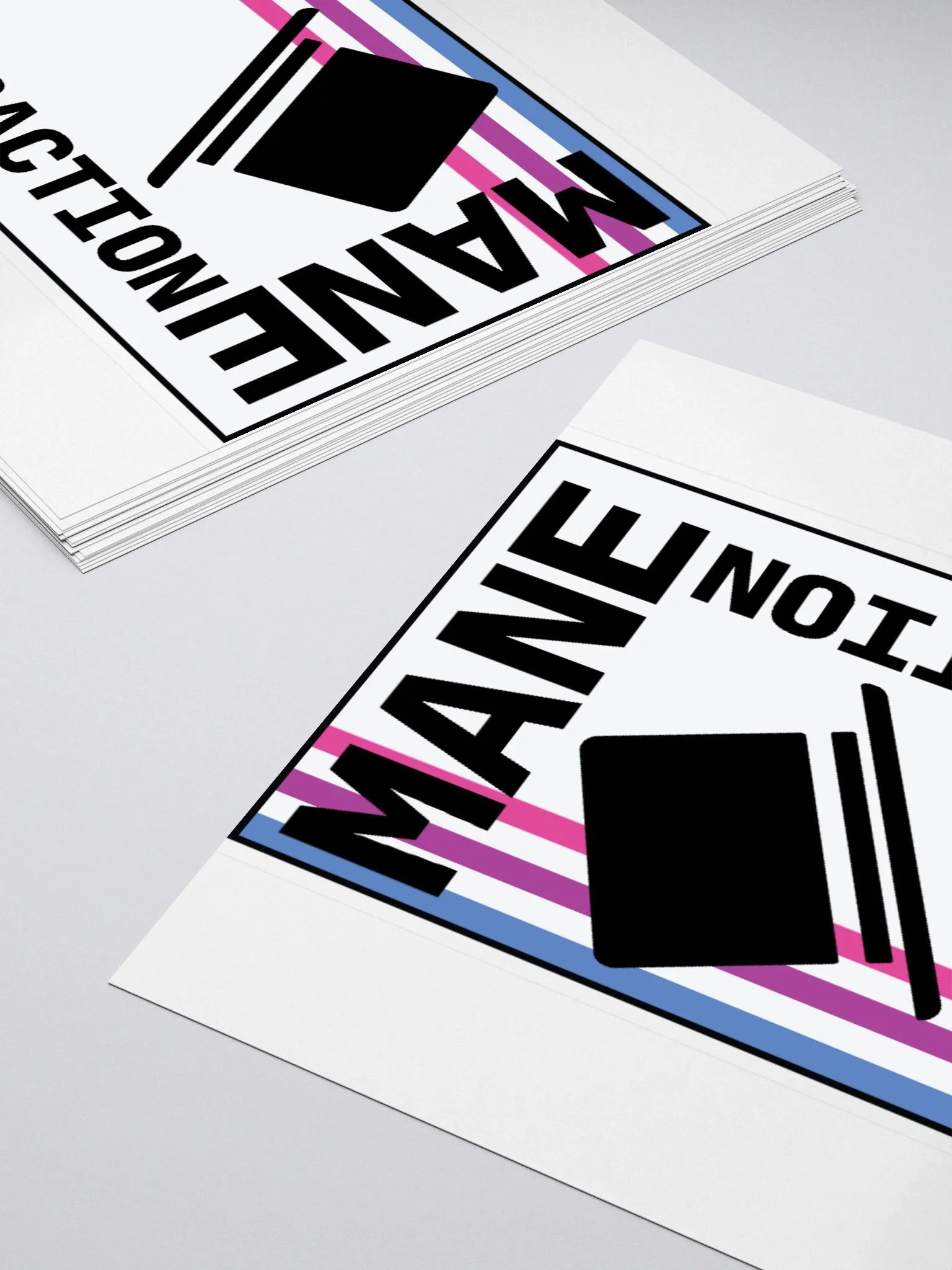 MA White Hat Sticker product image (4)