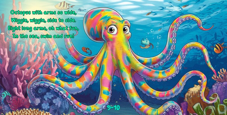 Sea Creatures: Nursery Rhymes from the Deep Blue product image (5)