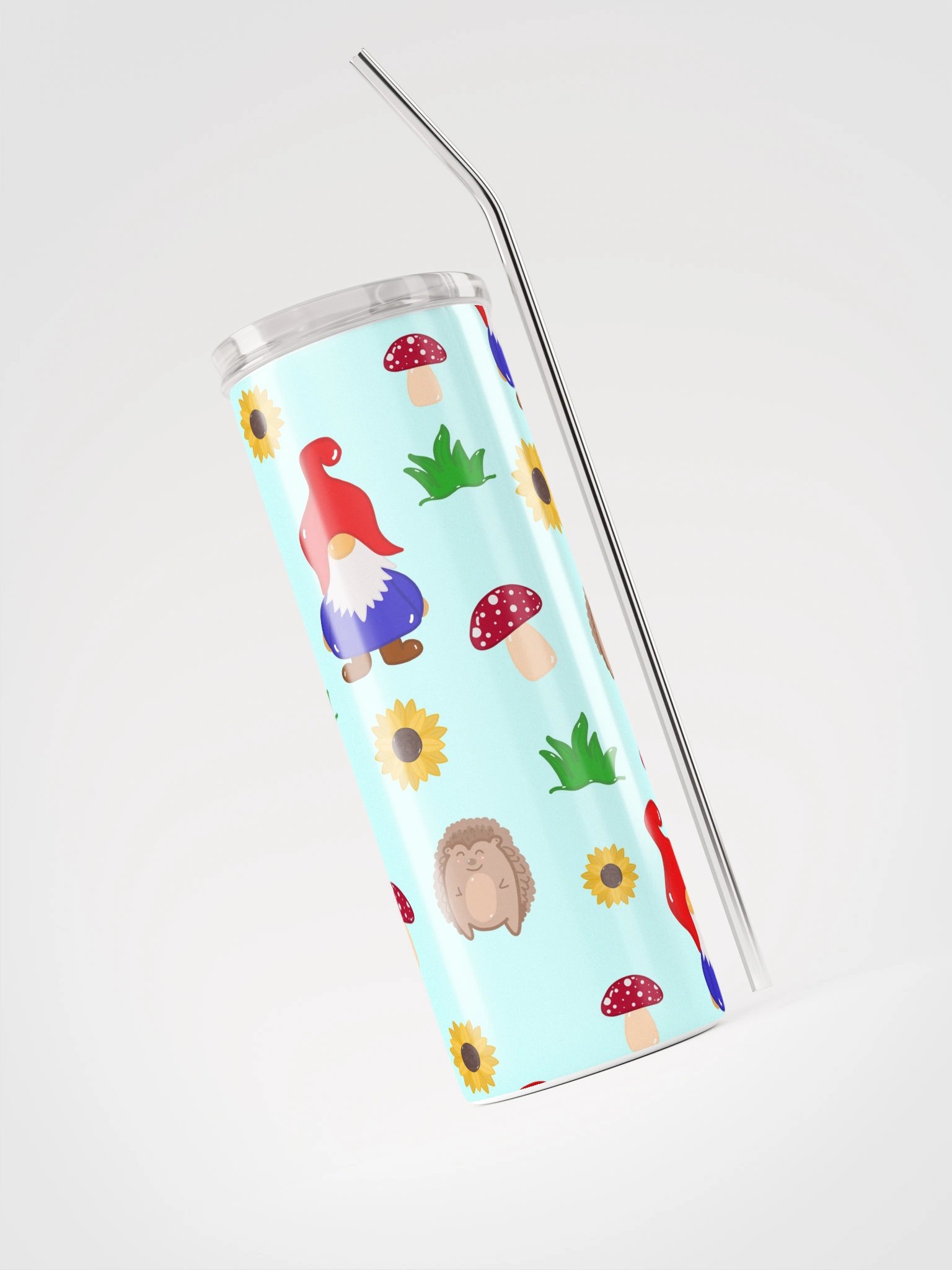 Gardening with my Gnomies Pattern Stainless Steel Tumbler product image (4)