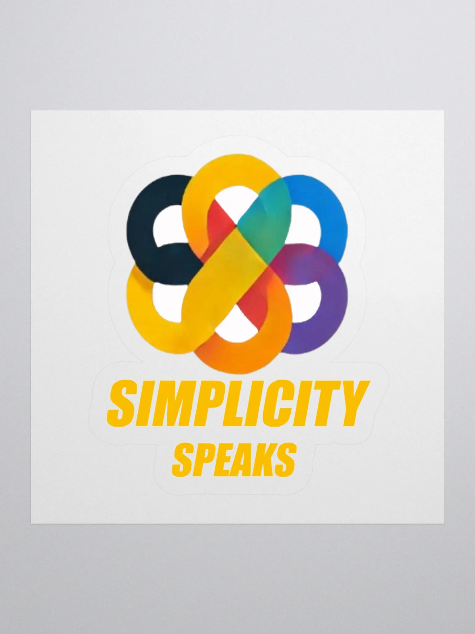 Simplicity Speaks Kiss Cut Stickers product image (2)