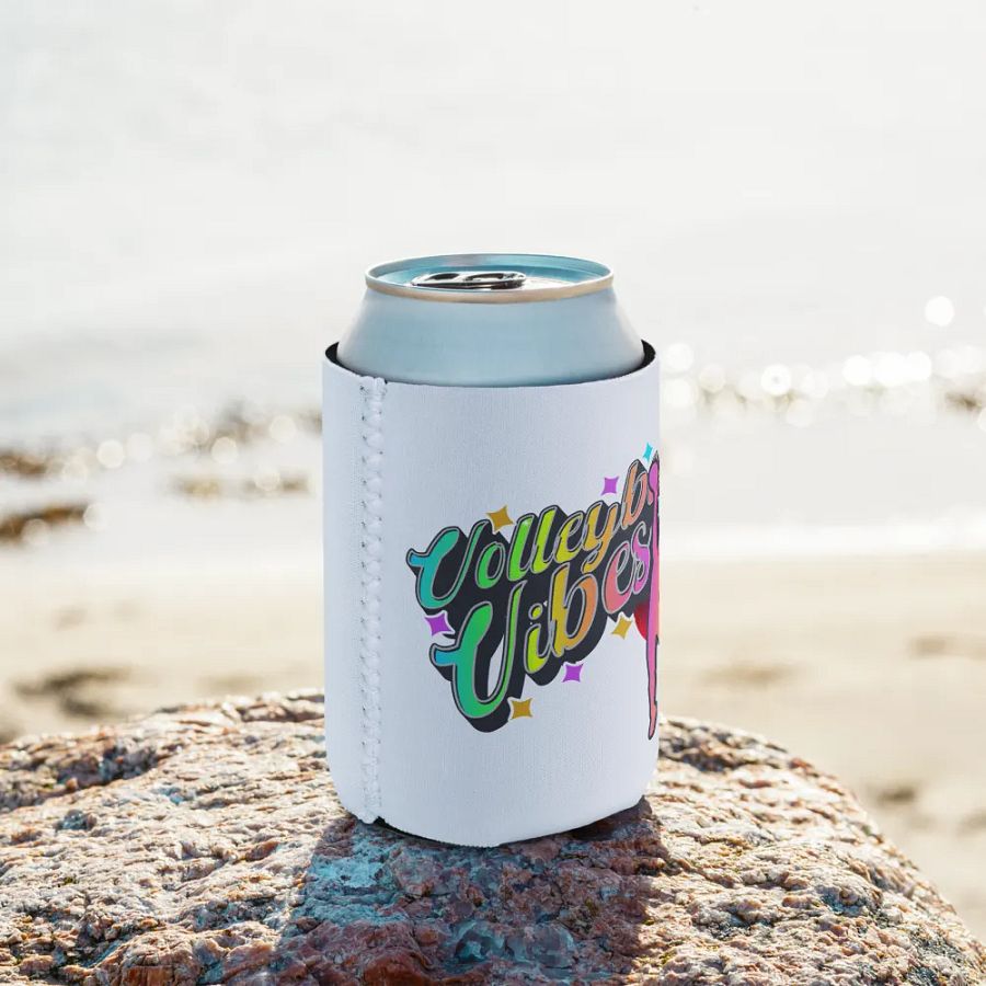 Volleyball Vibes Female Can Cooler product image (9)