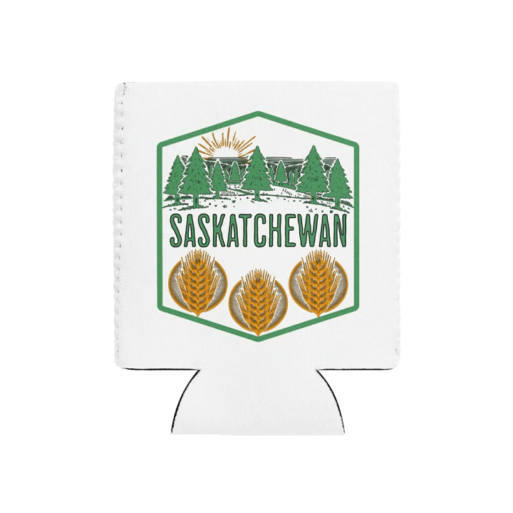 Saskatchewan Tree Wheat Forest Can Cooler product image (1)