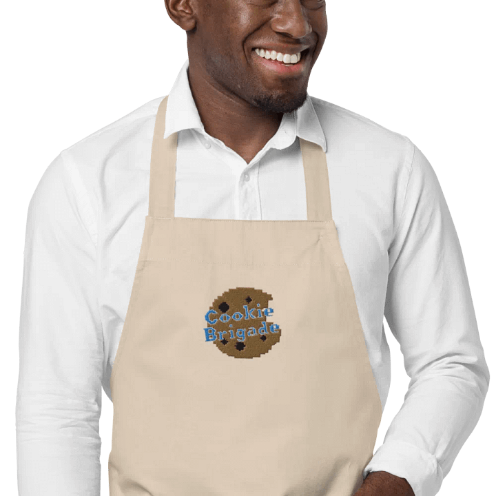 Cookie Brigade Logo Embroidered Organic Apron product image (16)
