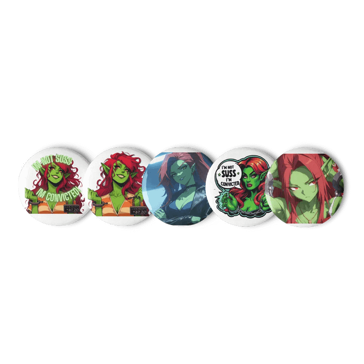 I'm Not Suss, I'm Convicted Pins product image (1)