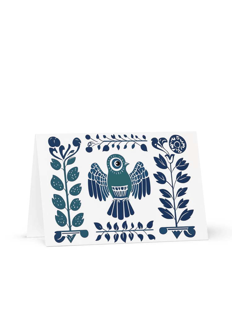 Folk Art Bird Greeting Cards – Timeless Tradition in Every Note product image (4)