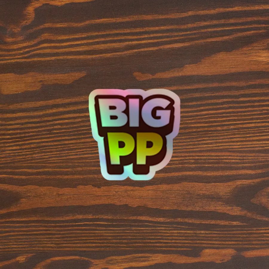 BIG PP Holographic Sticker product image (3)
