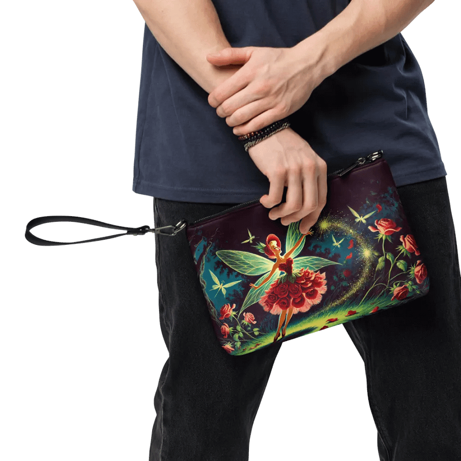 Enchanted Red Rose Fairy Crossbody Bag - Fairytale Purse product image (8)