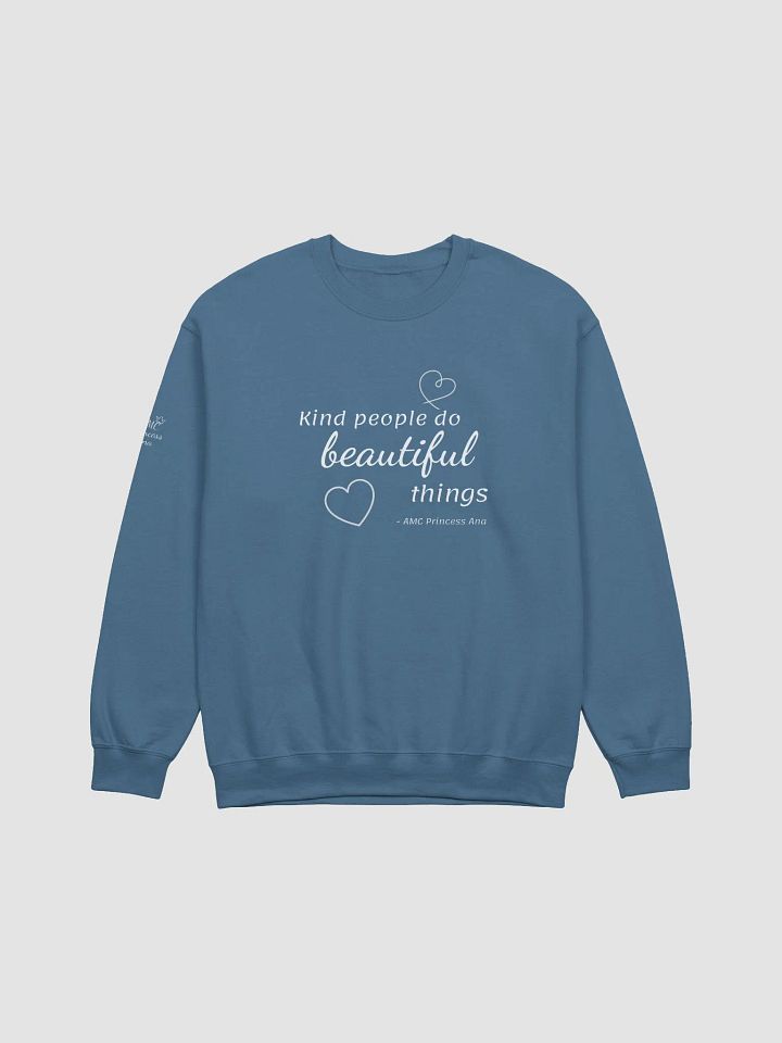 Kind people...SWEATSHIRT - White text product image (1)