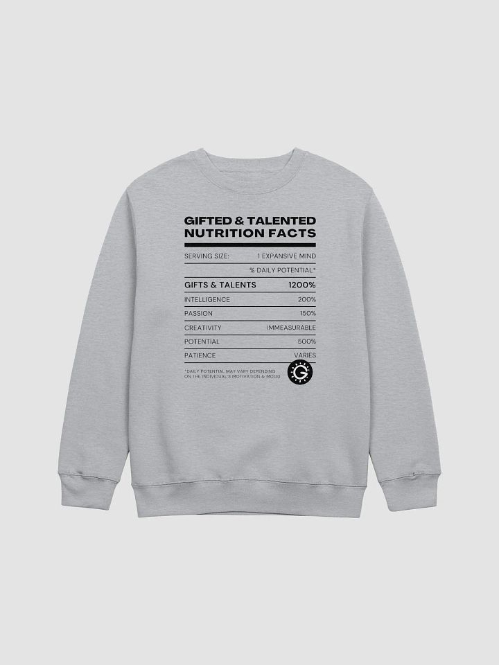 Mind Facts Sweatshirt (Dark Text) product image (1)
