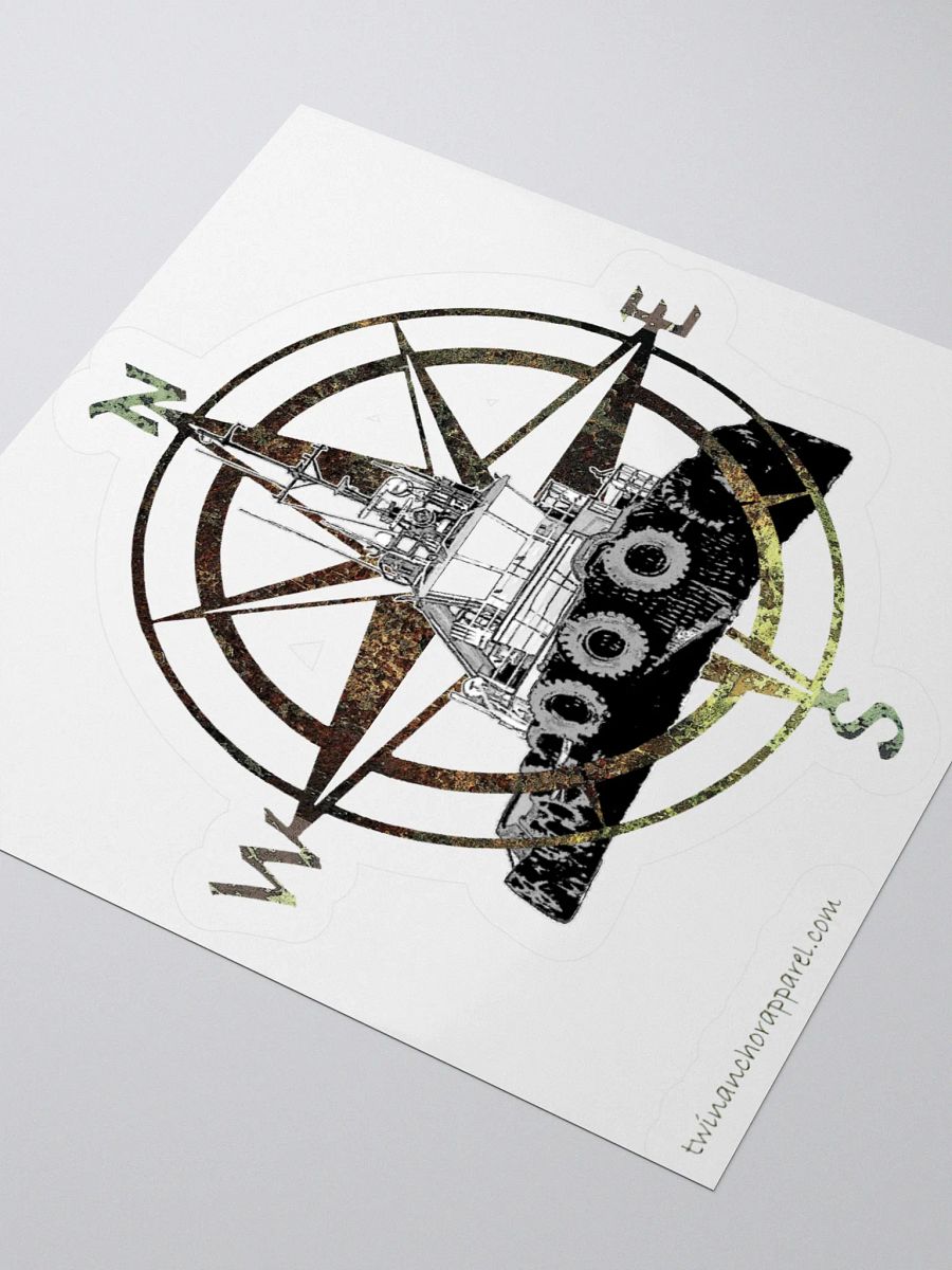 Compass Rose Marshall Foss Cut Stickers product image (10)