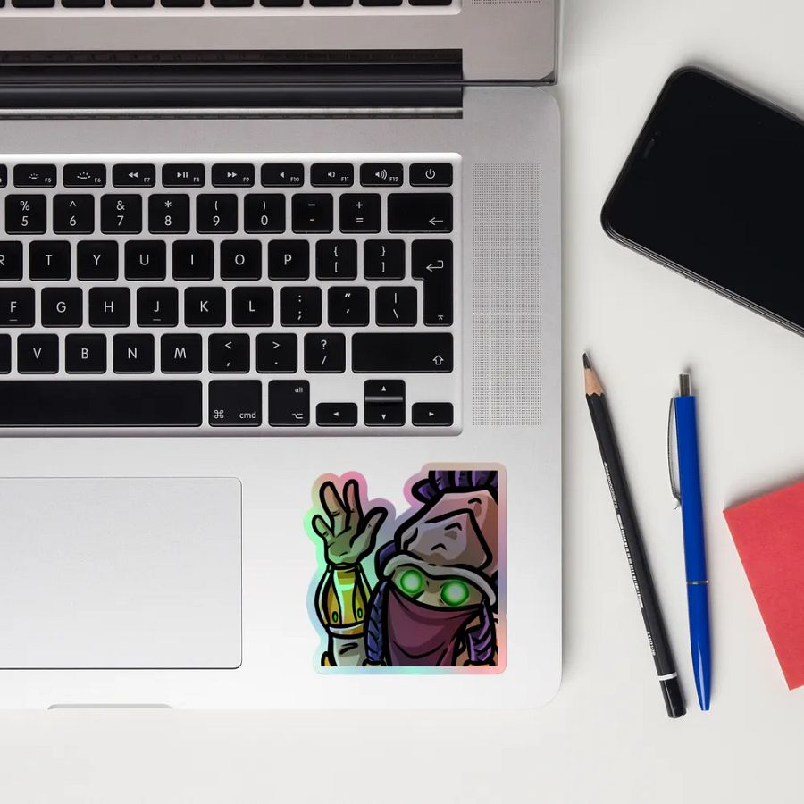 Dark Templar Wave Holo Sticker product image (12)