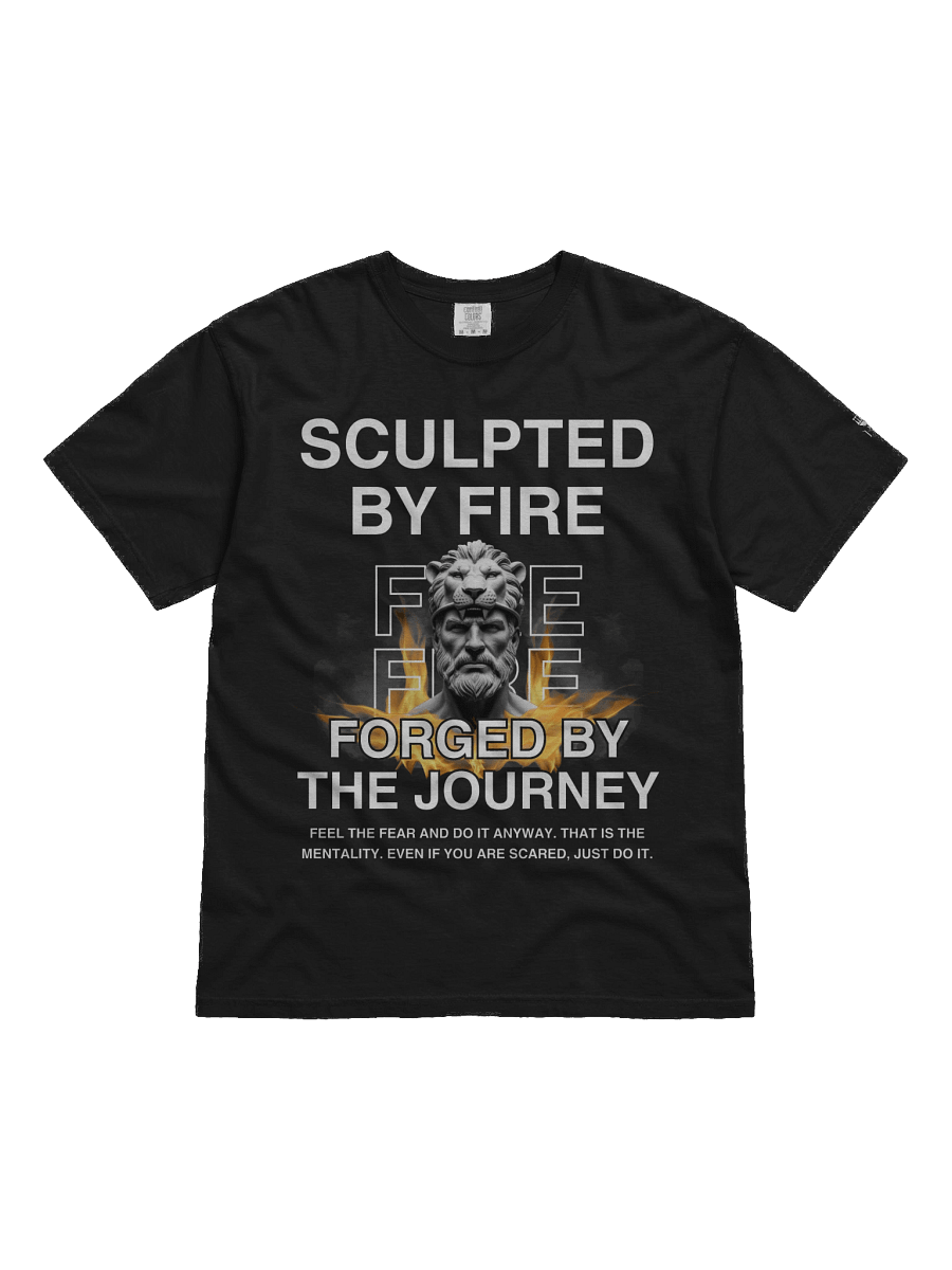 Sculpted by Fire – Forged by the Journey Relaxed T-shirt product image (1)