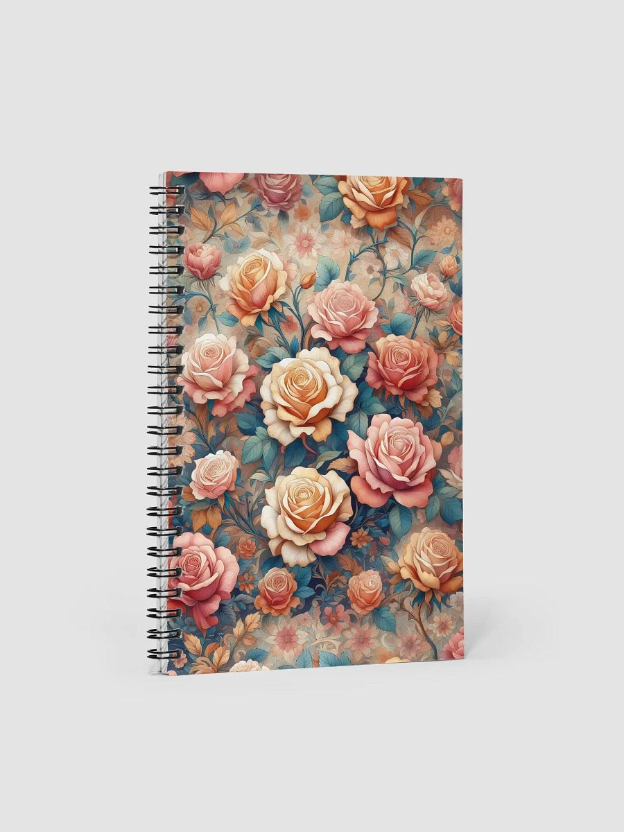 Royal Floral Spiral Notebook product image (1)