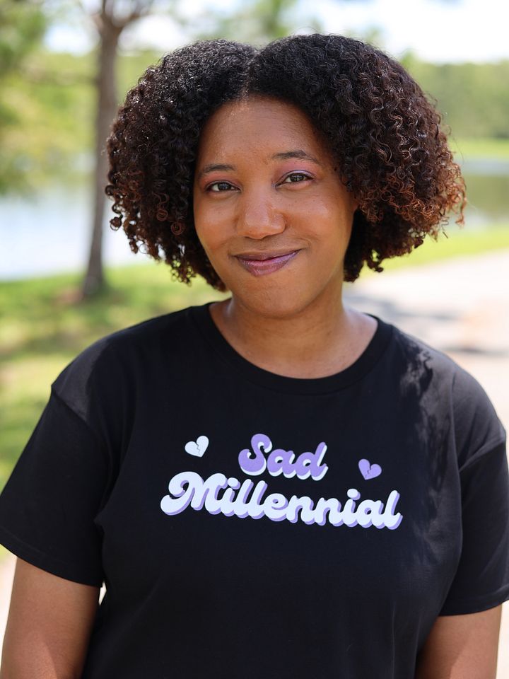 Sad Millennial Crop Top product image (1)