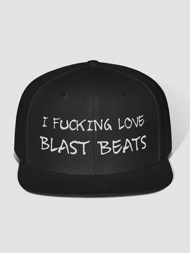 I Love Blast Beats snapback hat product image (1)
