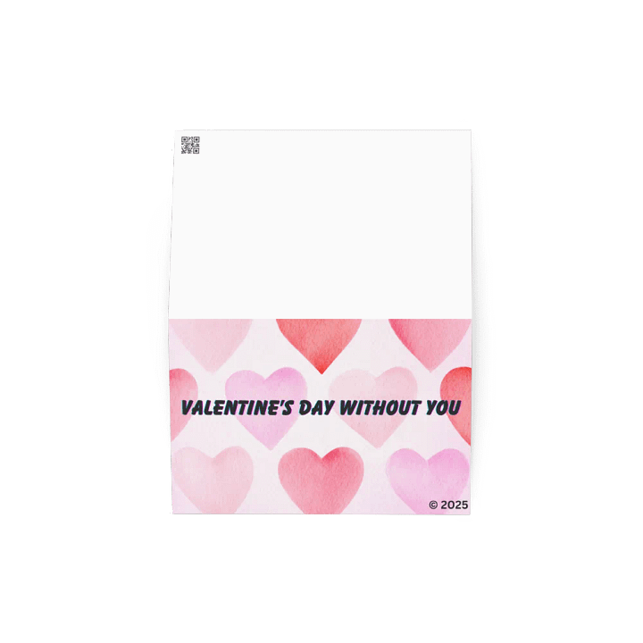 FUNNY GREETING CARDS 4U - Valentine’s Day without you…is like a whole week without explosive diarrhea. It’s really nice. product image (4)