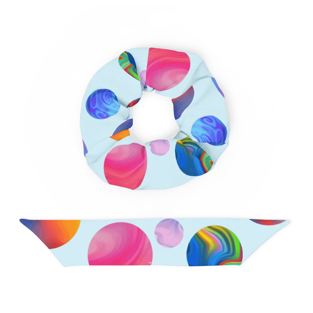 Gradient Circles All-Over Scrunchie product image (10)
