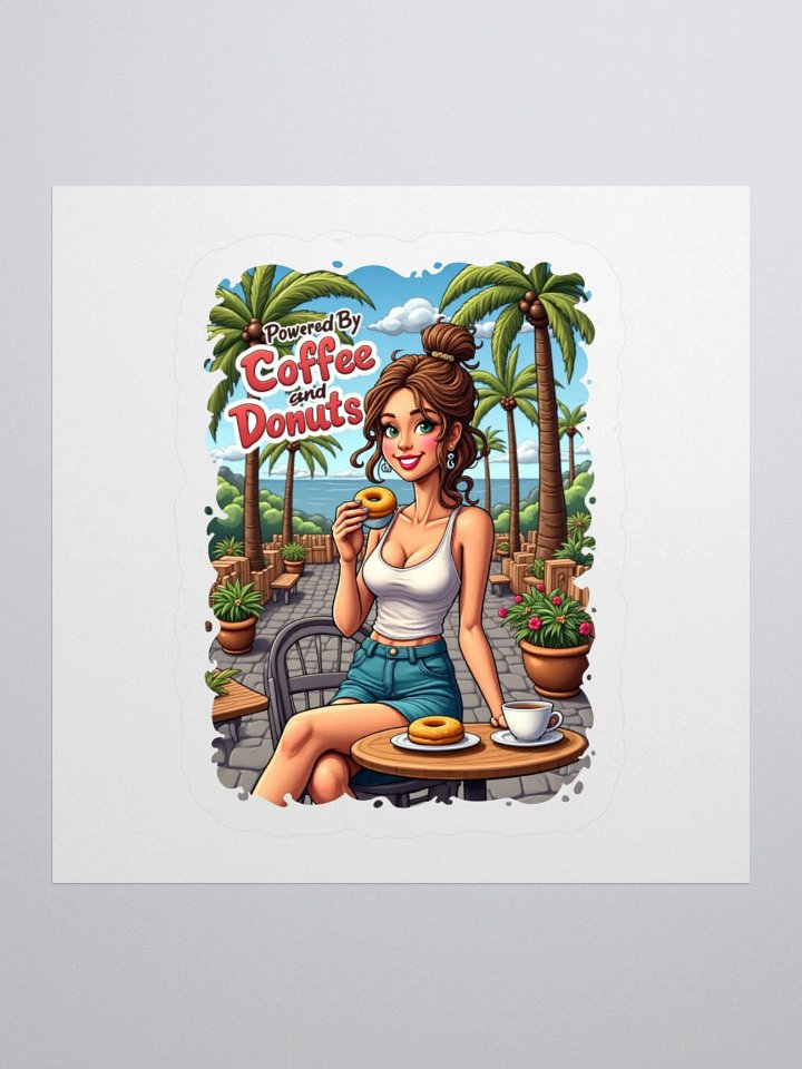 Coffee & Donuts Vibes Sticker Pack product image (2)
