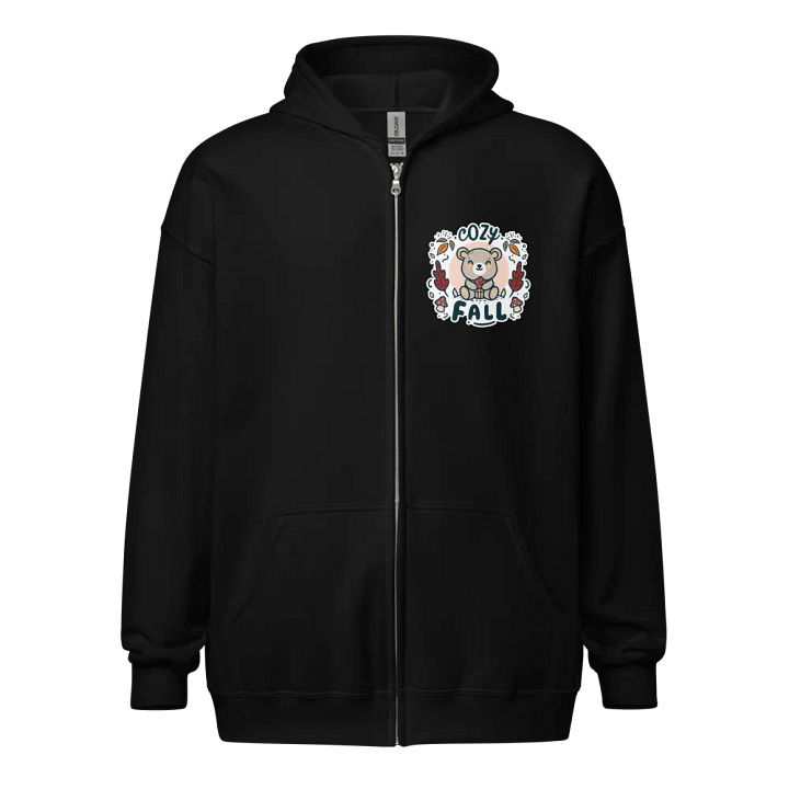 *Limited Time* Cozy Fall Zip Up Hoodie (Dark) product image (1)