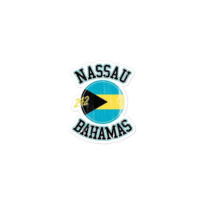 Nassau Bahamas Magnet : Bahamas Flag 242 product image (2)